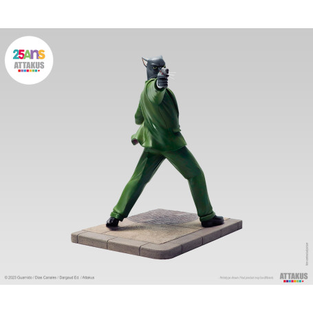 Attakus - ¡John Blacksad listo para disparar! - Estatua de Blacksad