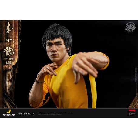 Blitzway - Estatuilla Bruce Lee 1/4 Homenaje 50 Aniversario - El Juego de la Muerte