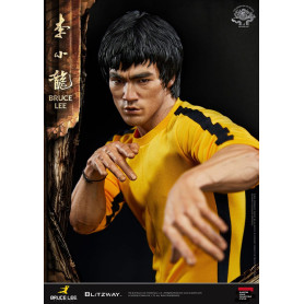 Blitzway - Estatuilla Bruce Lee 1/4 Homenaje 50 Aniversario - El Juego de la Muerte