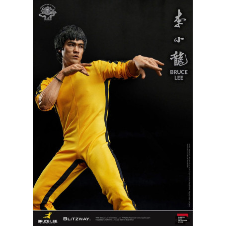 Blitzway - Estatuilla Bruce Lee 1/4 Homenaje 50 Aniversario - El Juego de la Muerte