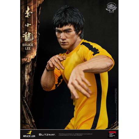 Blitzway - Estatuilla Bruce Lee 1/4 Homenaje 50 Aniversario - El Juego de la Muerte