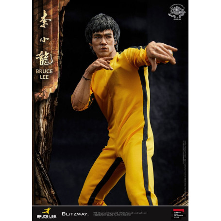 Blitzway - Estatuilla Bruce Lee 1/4 Homenaje 50 Aniversario - El Juego de la Muerte