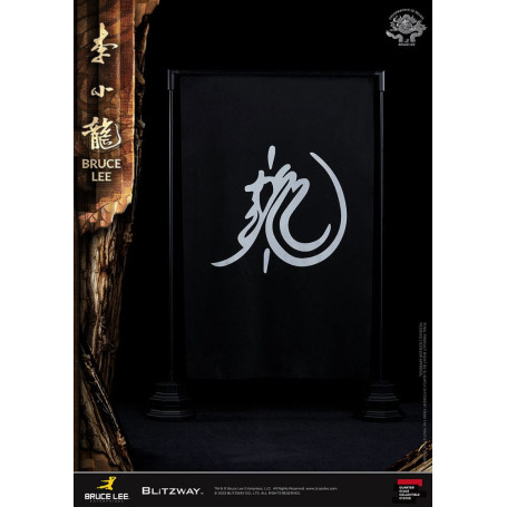Blitzway - Estatuilla Bruce Lee 1/4 Homenaje 50 Aniversario - El Juego de la Muerte