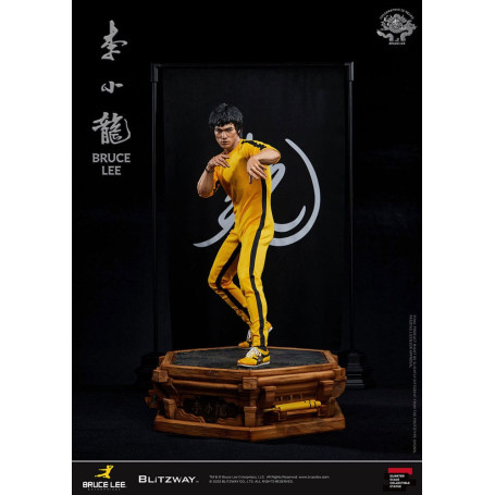 Blitzway - Estatuilla Bruce Lee 1/4 Homenaje 50 Aniversario - El Juego de la Muerte