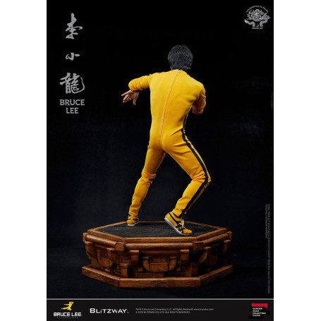 Blitzway - Estatuilla Bruce Lee 1/4 Homenaje 50 Aniversario - El Juego de la Muerte