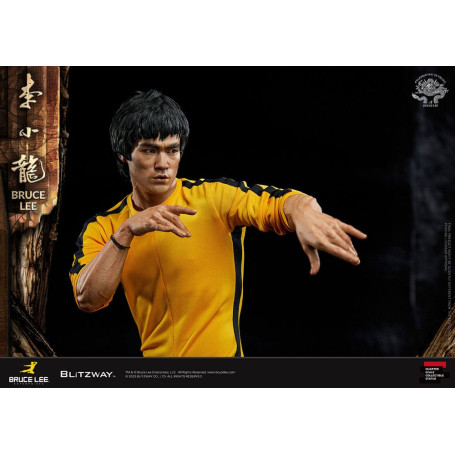 Blitzway - Estatuilla Bruce Lee 1/4 Homenaje 50 Aniversario - El Juego de la Muerte