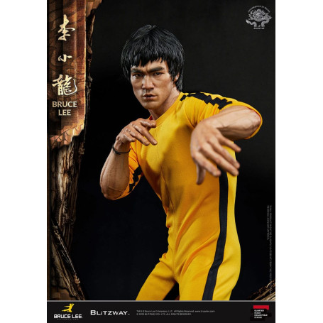Blitzway - Estatuilla Bruce Lee 1/4 Homenaje 50 Aniversario - El Juego de la Muerte