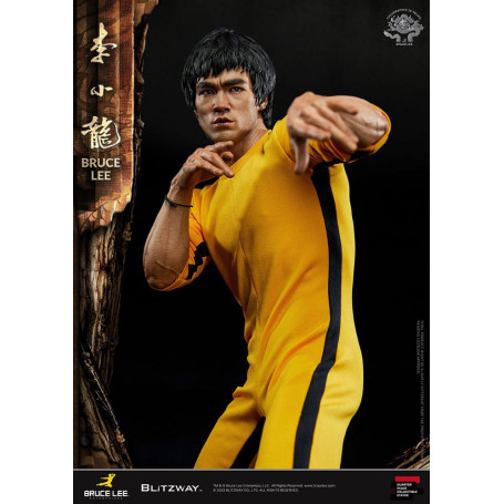 Blitzway - Estatuilla Bruce Lee 1/4 Homenaje 50 Aniversario - El Juego de la Muerte