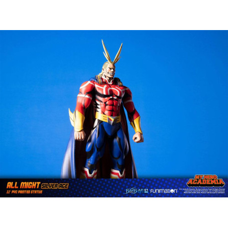 First 4 Figures - My Hero Academia - All Might Silver Age Standard Edition Estatua de PVC
