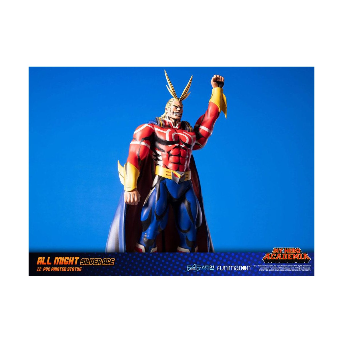 First 4 Figures - My Hero Academia - All Might Silver Age Standard Edition Estatua de PVC