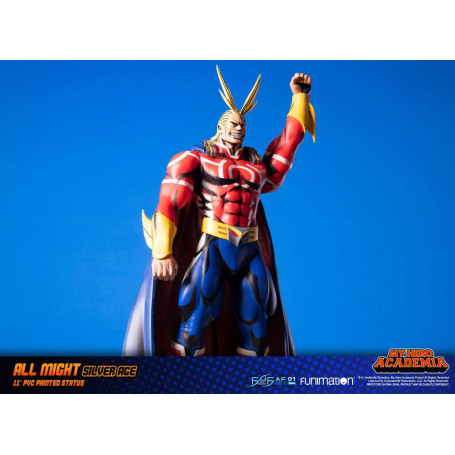 First 4 Figures - My Hero Academia - All Might Silver Age Standard Edition Estatua de PVC