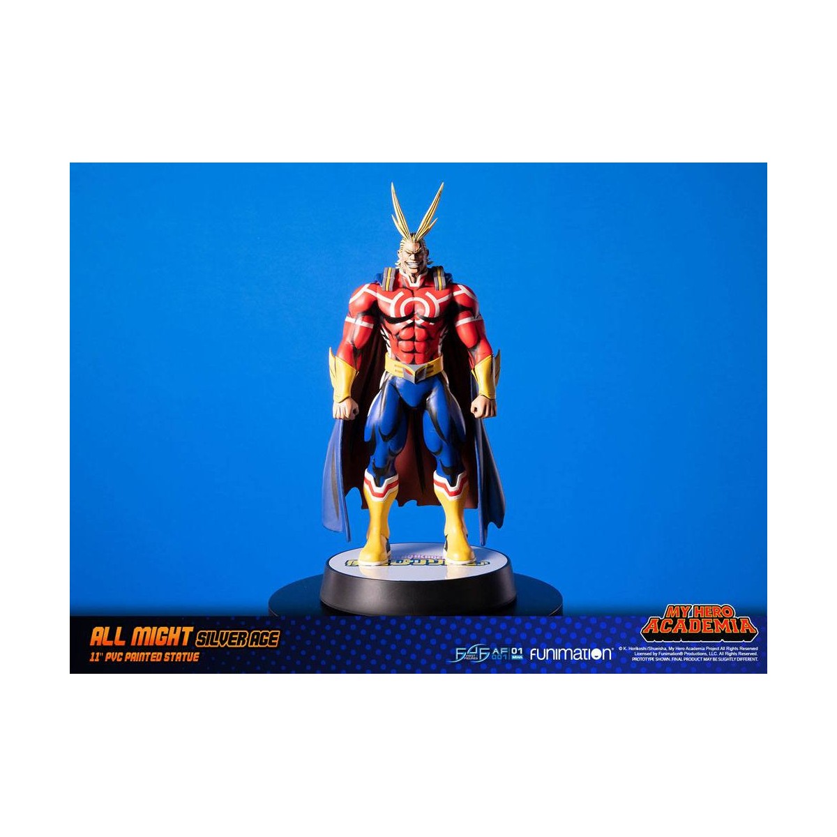 First 4 Figures - My Hero Academia - All Might Silver Age Standard Edition Estatua de PVC
