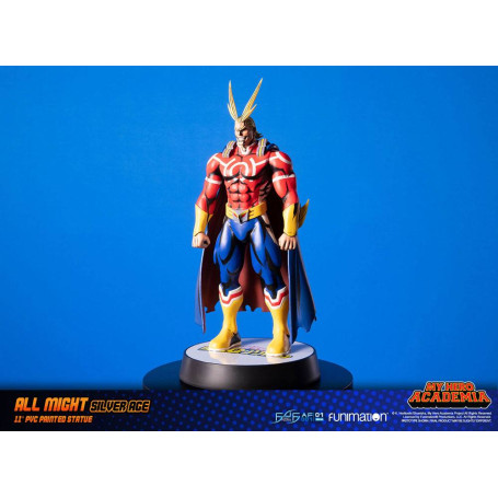First 4 Figures - My Hero Academia - All Might Silver Age Standard Edition Estatua de PVC