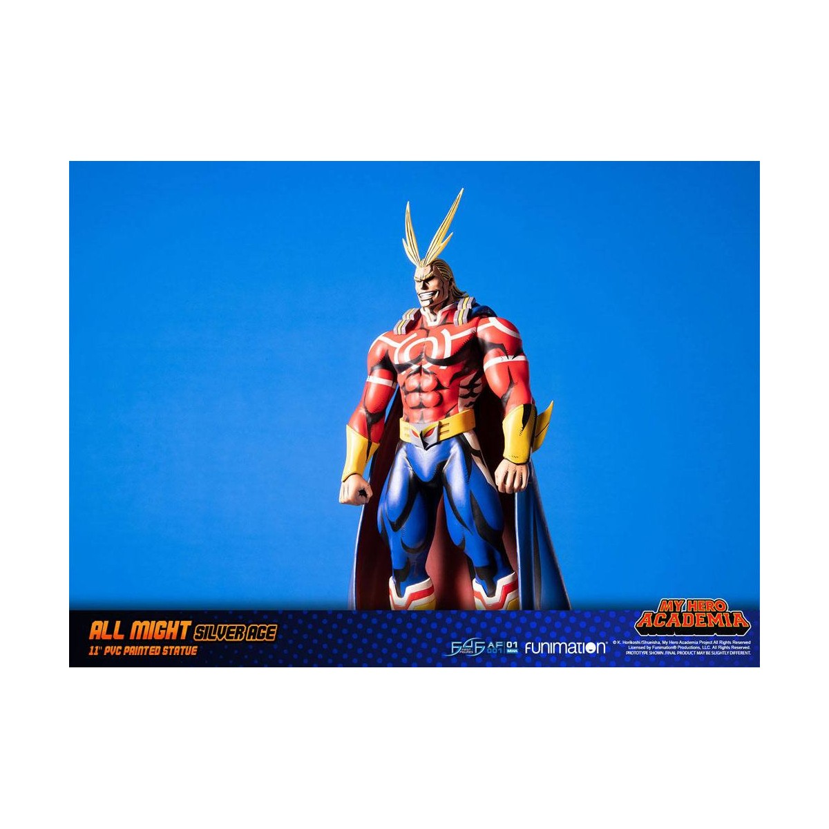 First 4 Figures - My Hero Academia - All Might Silver Age Standard Edition Estatua de PVC