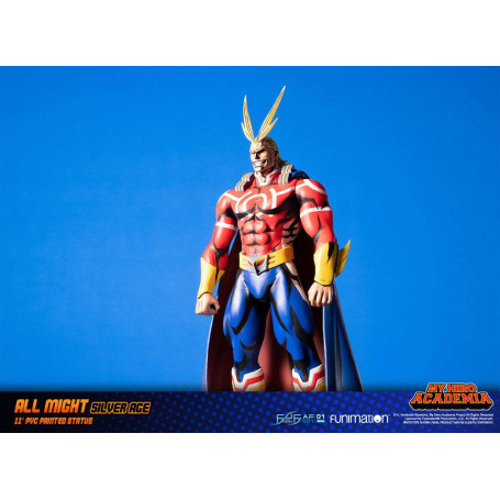 First 4 Figures - My Hero Academia - All Might Silver Age Standard Edition Estatua de PVC