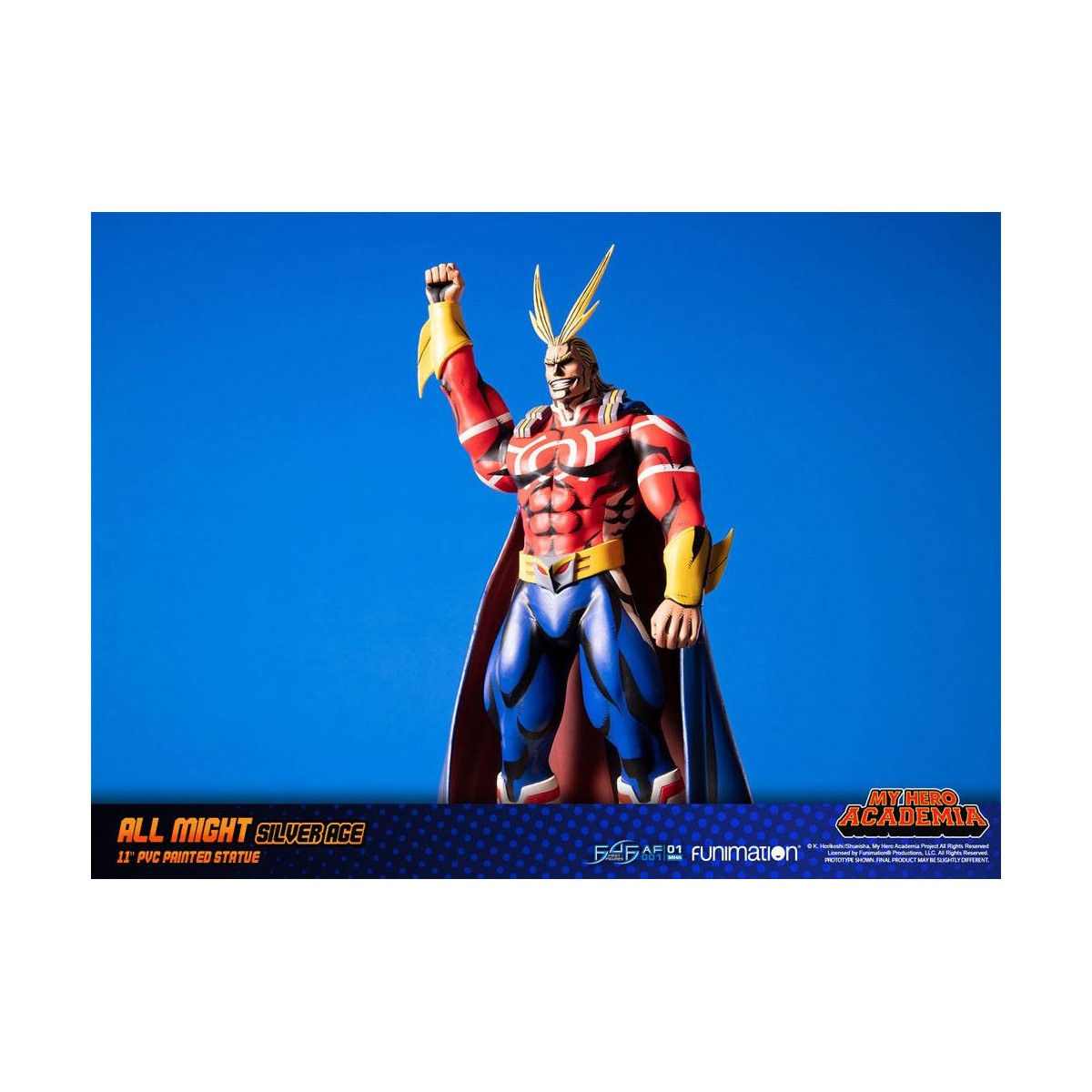 First 4 Figures - My Hero Academia - All Might Silver Age Standard Edition Estatua de PVC