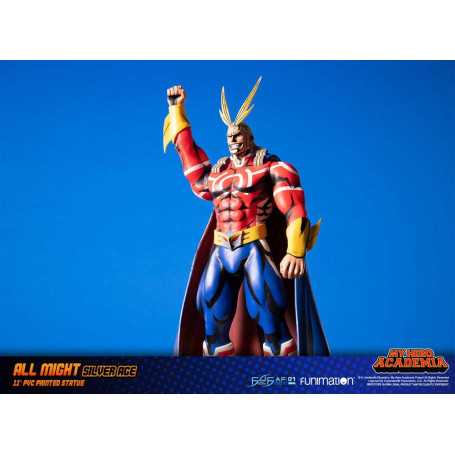 First 4 Figures - My Hero Academia - All Might Silver Age Standard Edition Estatua de PVC