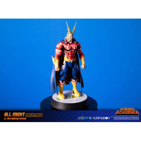 First 4 Figures - My Hero Academia - All Might Silver Age Standard Edition Estatua de PVC