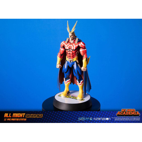 First 4 Figures - My Hero Academia - All Might Silver Age Standard Edition Estatua de PVC
