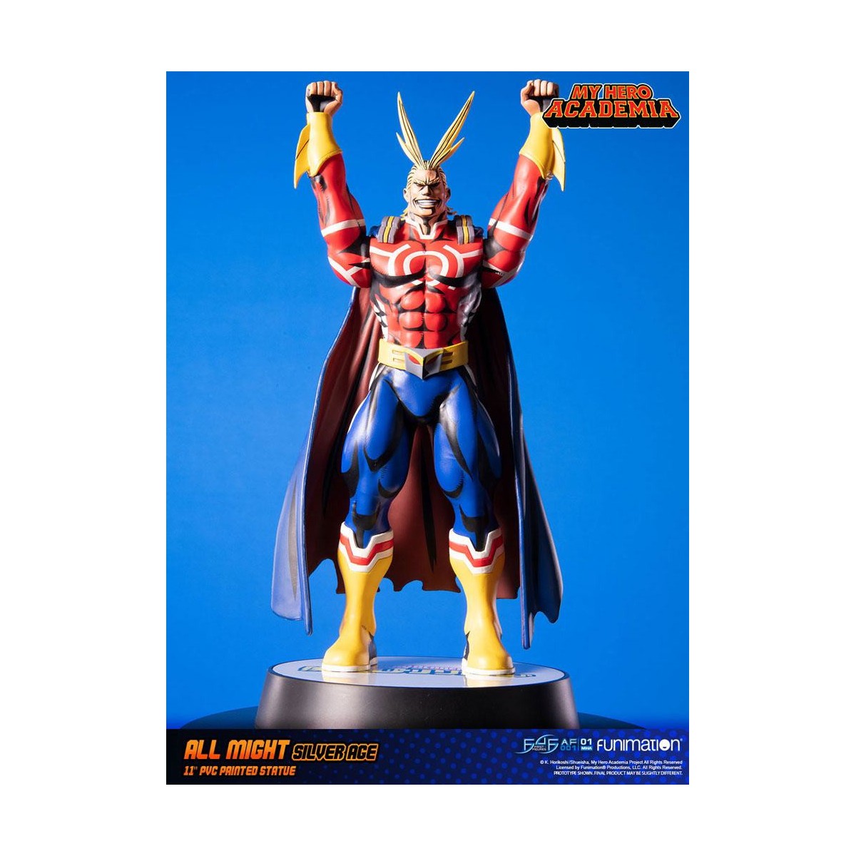 First 4 Figures - My Hero Academia - All Might Silver Age Standard Edition Estatua de PVC
