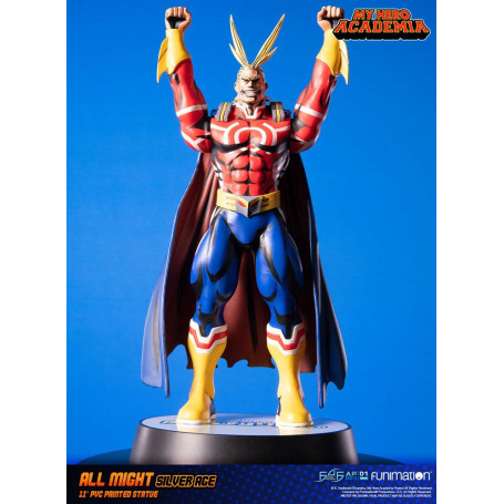 First 4 Figures - My Hero Academia - All Might Silver Age Standard Edition Estatua de PVC