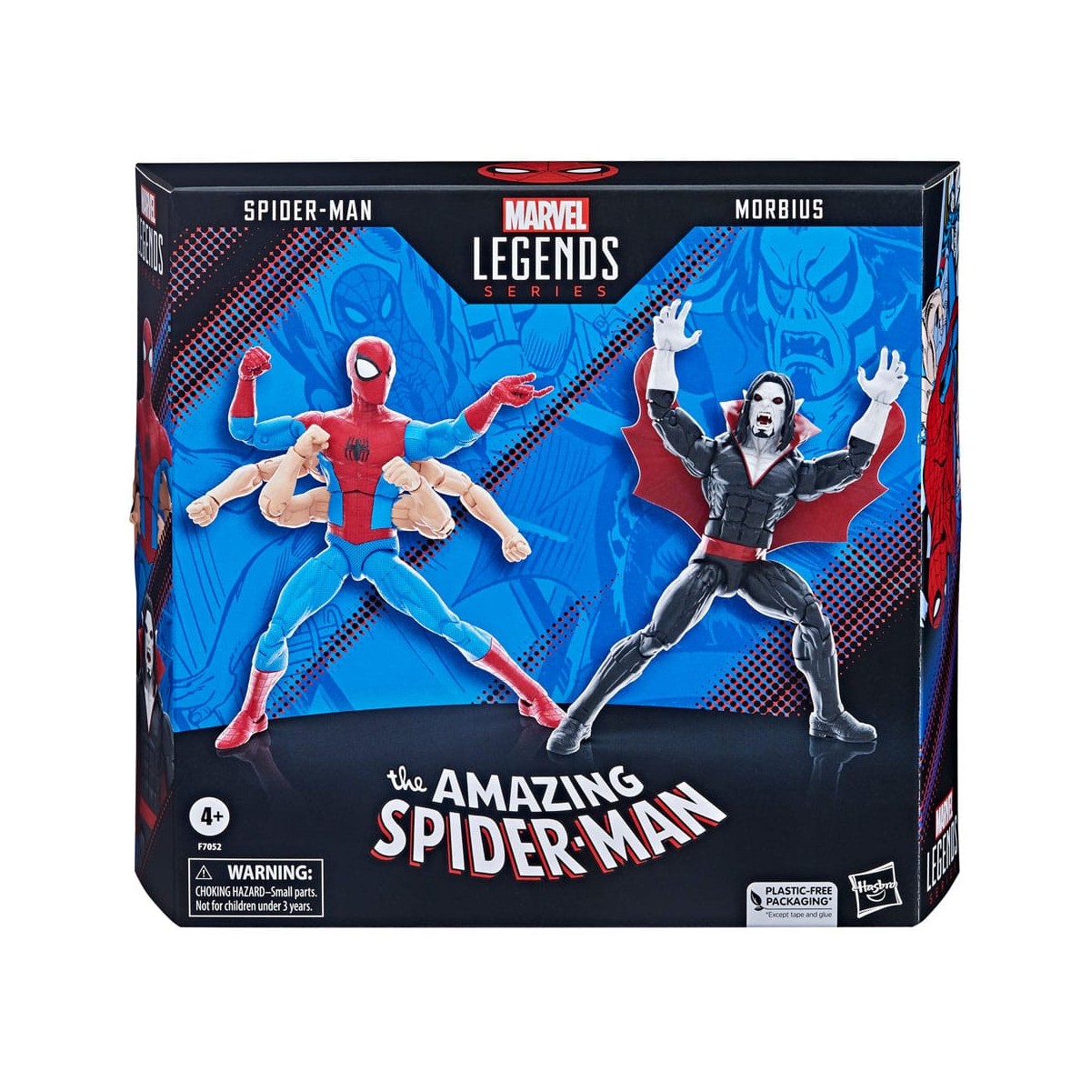Marvel Legends The Amazing Spider-Man - Paquete de 2 Spider-Man y Morbius de 6 brazos