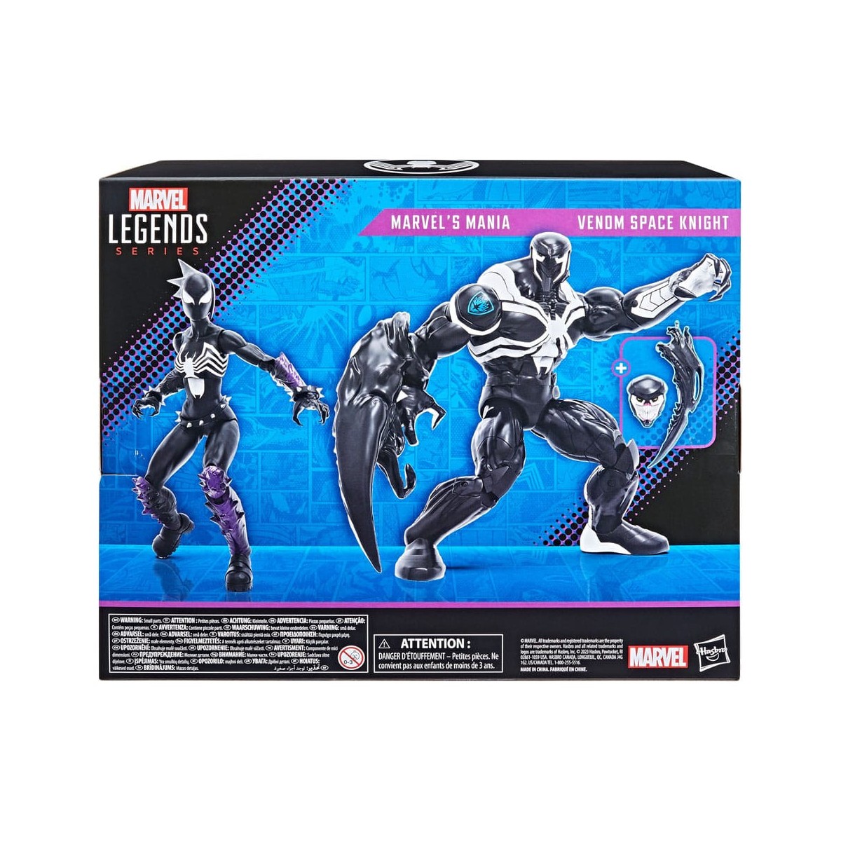 Marvel Legends Caballeros del Espacio - Mania & Venom Space Knight 2 pack