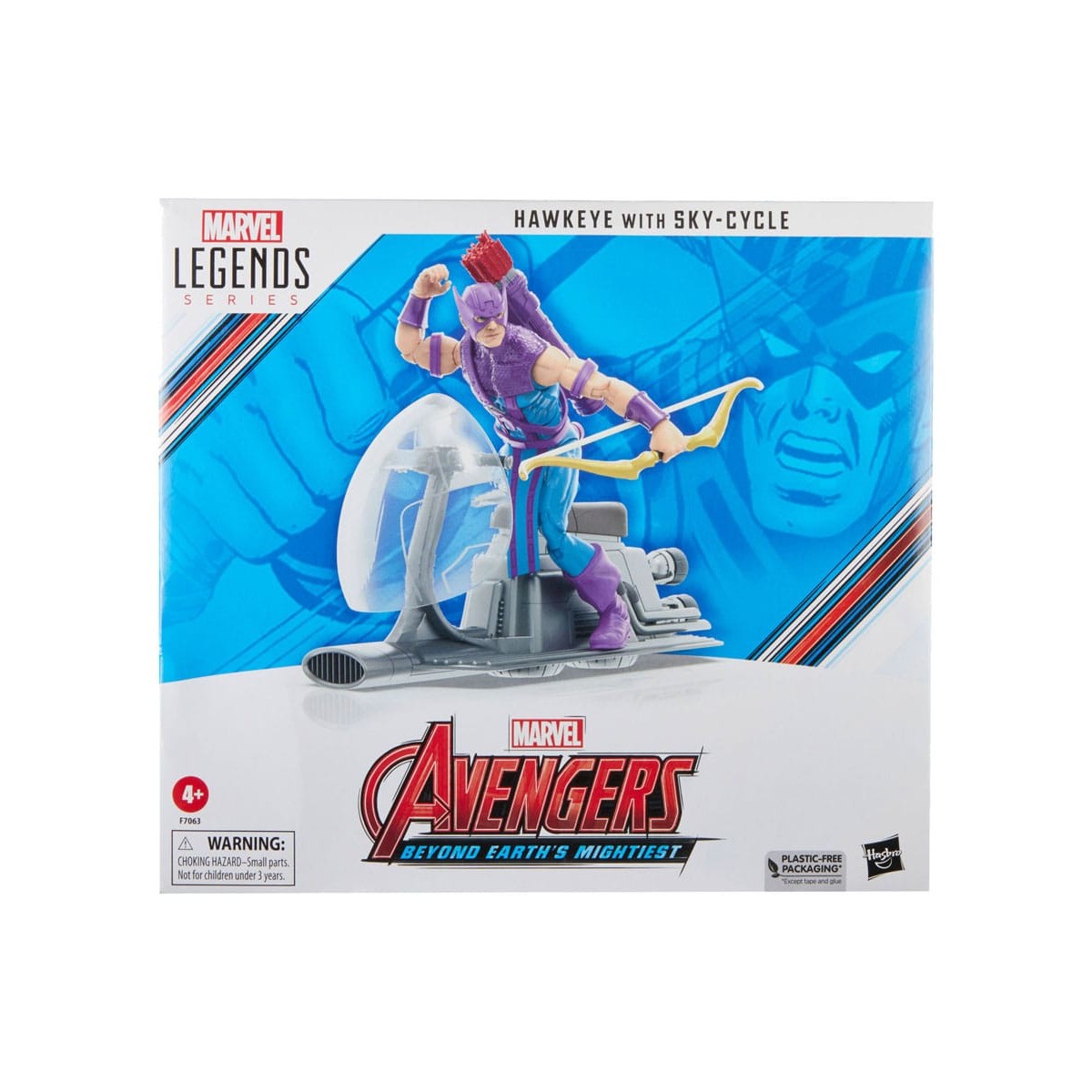 Marvel Legends - HAWKEYE CON SKY-CYCLE - Vengadores: Más allá de los poderosos de la Tierra