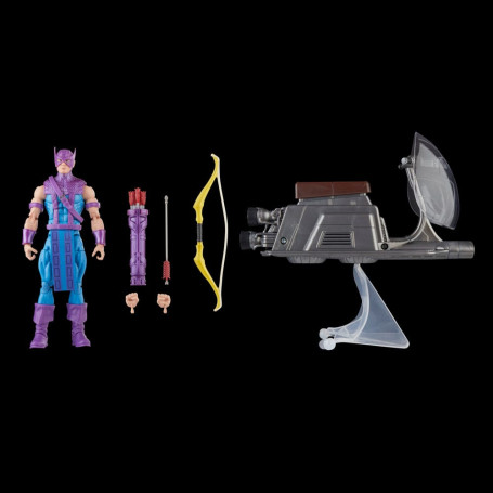Marvel Legends - HAWKEYE CON SKY-CYCLE - Vengadores: Más allá de los poderosos de la Tierra