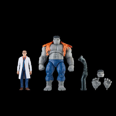 Leyendas Marvel - HULK GRIS Y DR. BRUCE BANNER - Vengadores: Más allá de la Tierra