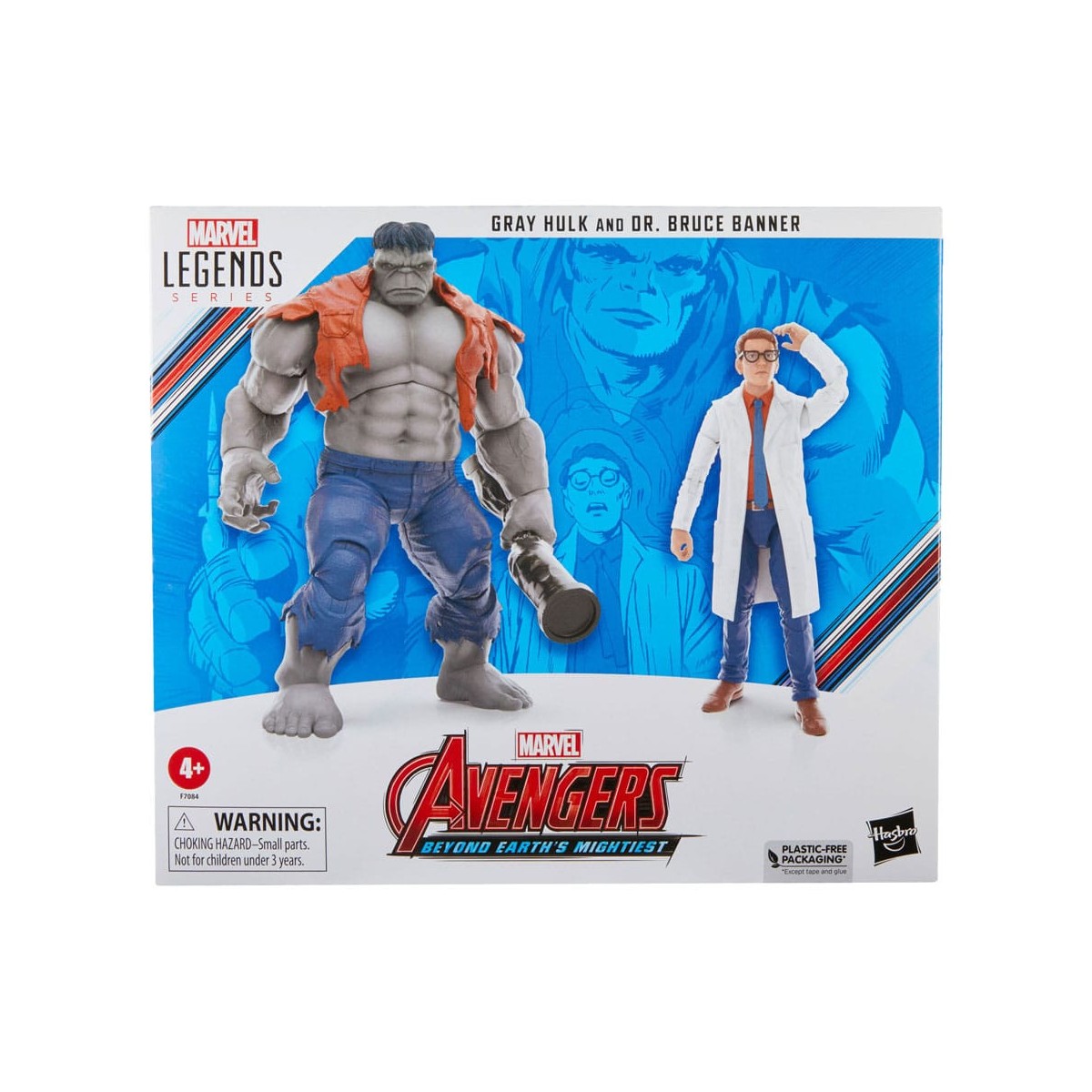Leyendas Marvel - HULK GRIS Y DR. BRUCE BANNER - Vengadores: Más allá de la Tierra
