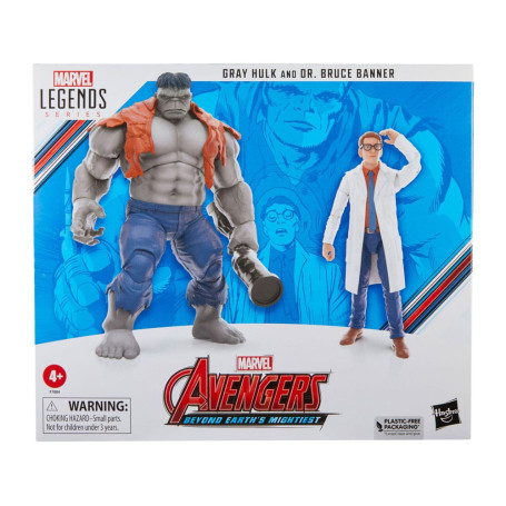 Leyendas Marvel - HULK GRIS Y DR. BRUCE BANNER - Vengadores: Más allá de la Tierra