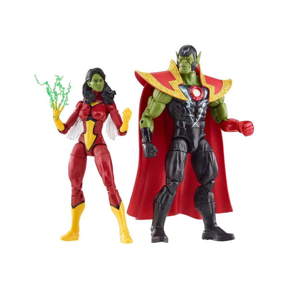 Marvel Legends - SKRULL QUEEN & SUPER SKRULL - Vengadores: Más allá de los poderosos de la Tierra
