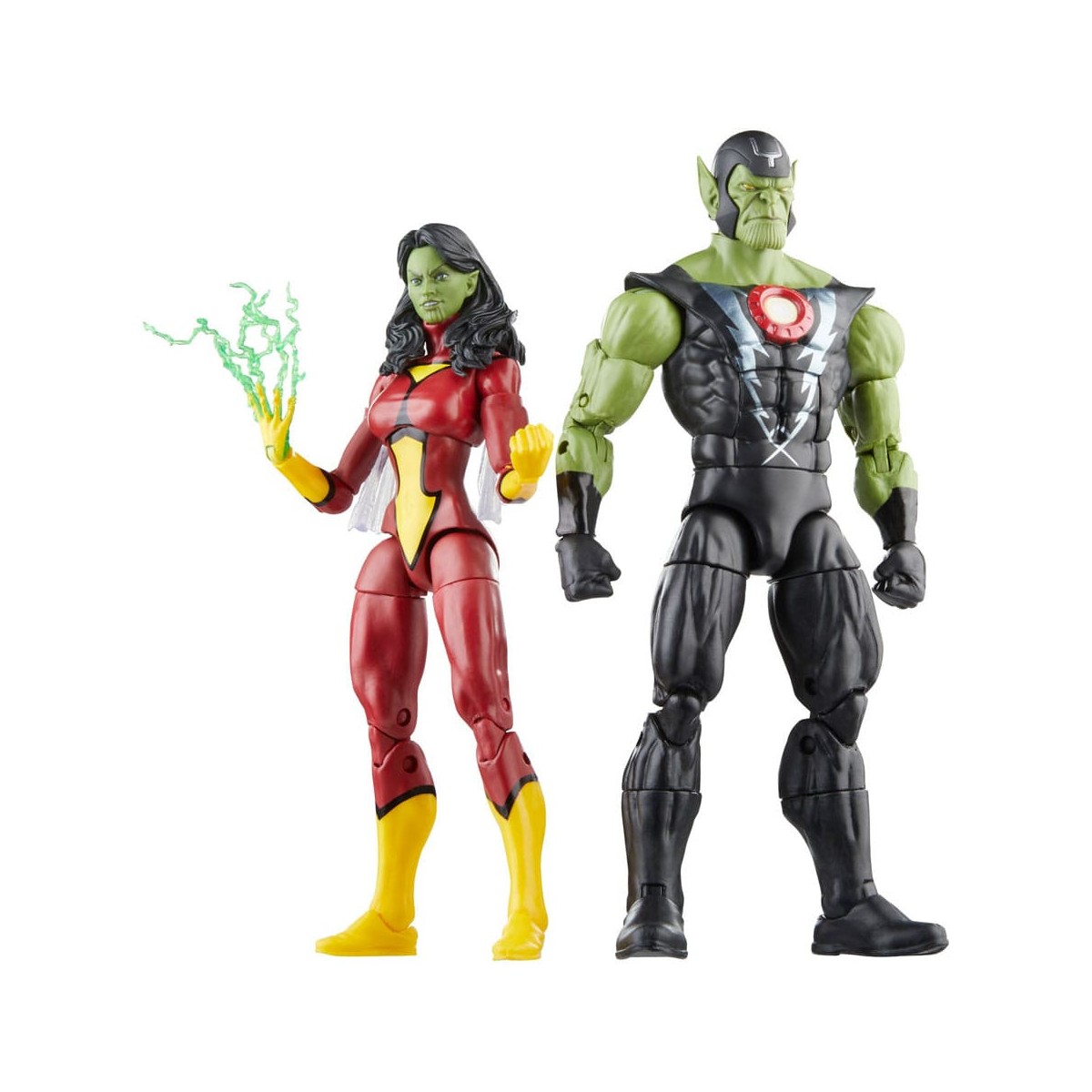 Marvel Legends - SKRULL QUEEN & SUPER SKRULL - Vengadores: Más allá de los poderosos de la Tierra