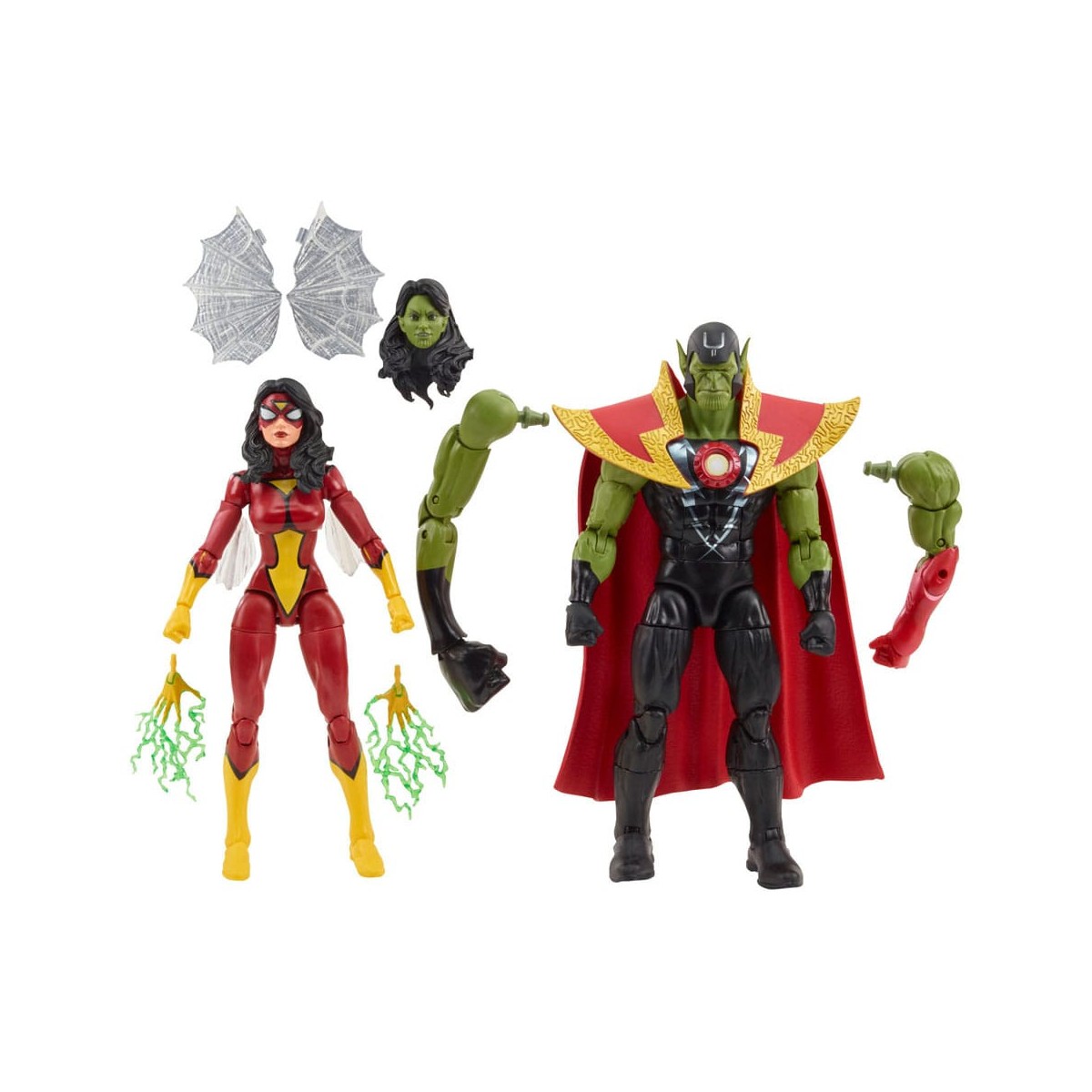 Marvel Legends - SKRULL QUEEN & SUPER SKRULL - Vengadores: Más allá de los poderosos de la Tierra