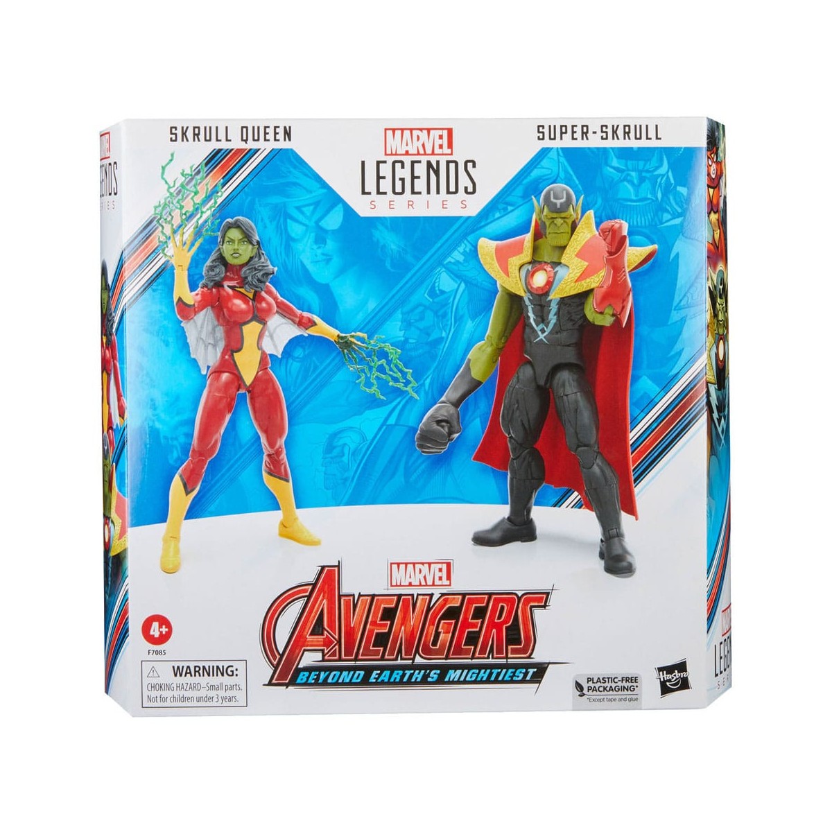 Marvel Legends - SKRULL QUEEN & SUPER SKRULL - Vengadores: Más allá de los poderosos de la Tierra
