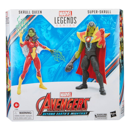 Marvel Legends - SKRULL QUEEN & SUPER SKRULL - Vengadores: Más allá de los poderosos de la Tierra