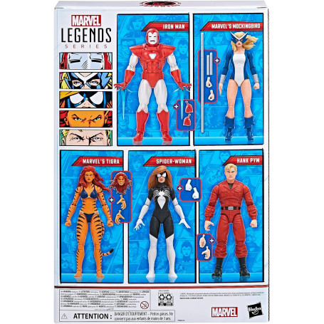 Marvel Legends Series - Colección Los Vengadores Costa Oeste 5 Pack