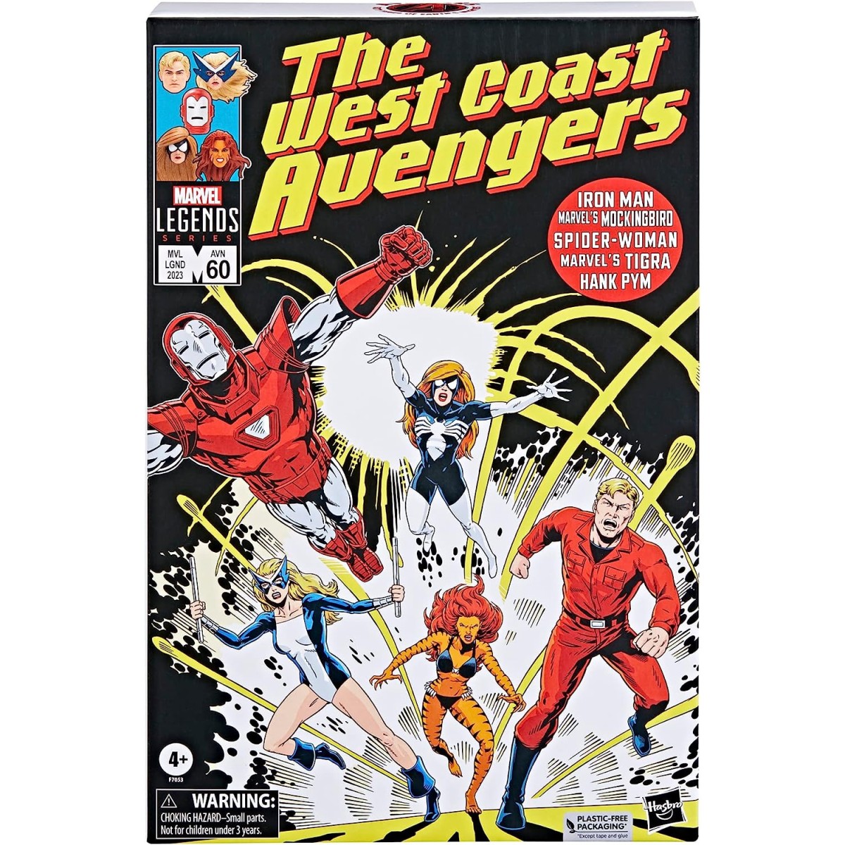 Marvel Legends Series - Colección Los Vengadores Costa Oeste 5 Pack