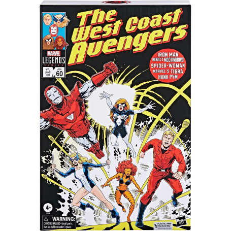 Marvel Legends Series - Colección Los Vengadores Costa Oeste 5 Pack
