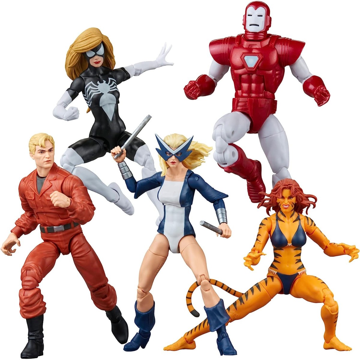 Marvel Legends Series - Colección Los Vengadores Costa Oeste 5 Pack