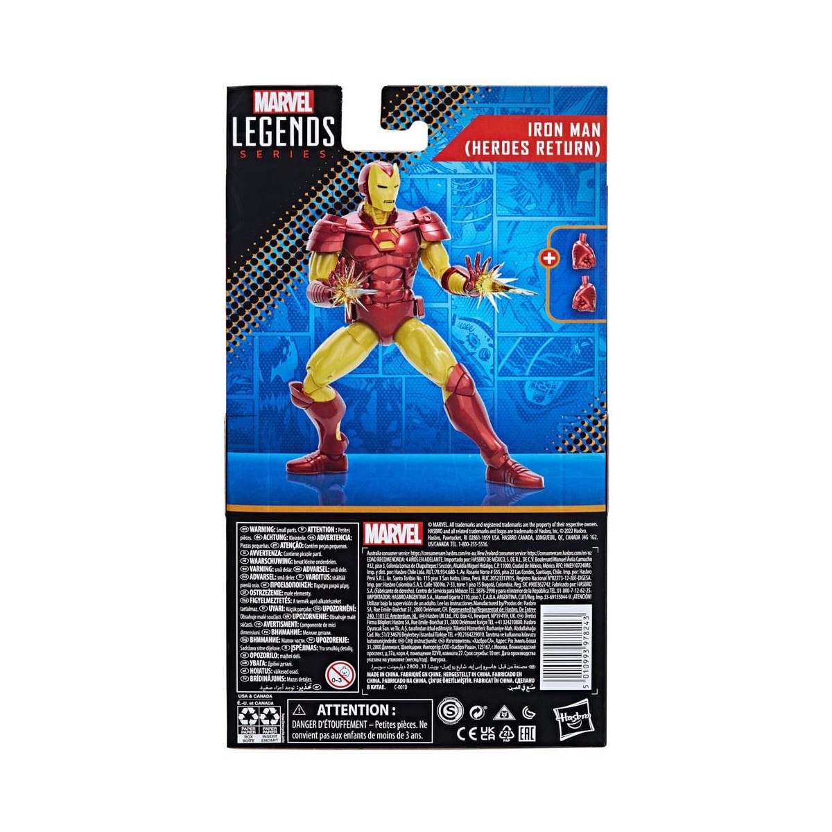 Marvel Legends Series - IRON MAN Heroes Return - Totalmente Impresionante Hulk Wave