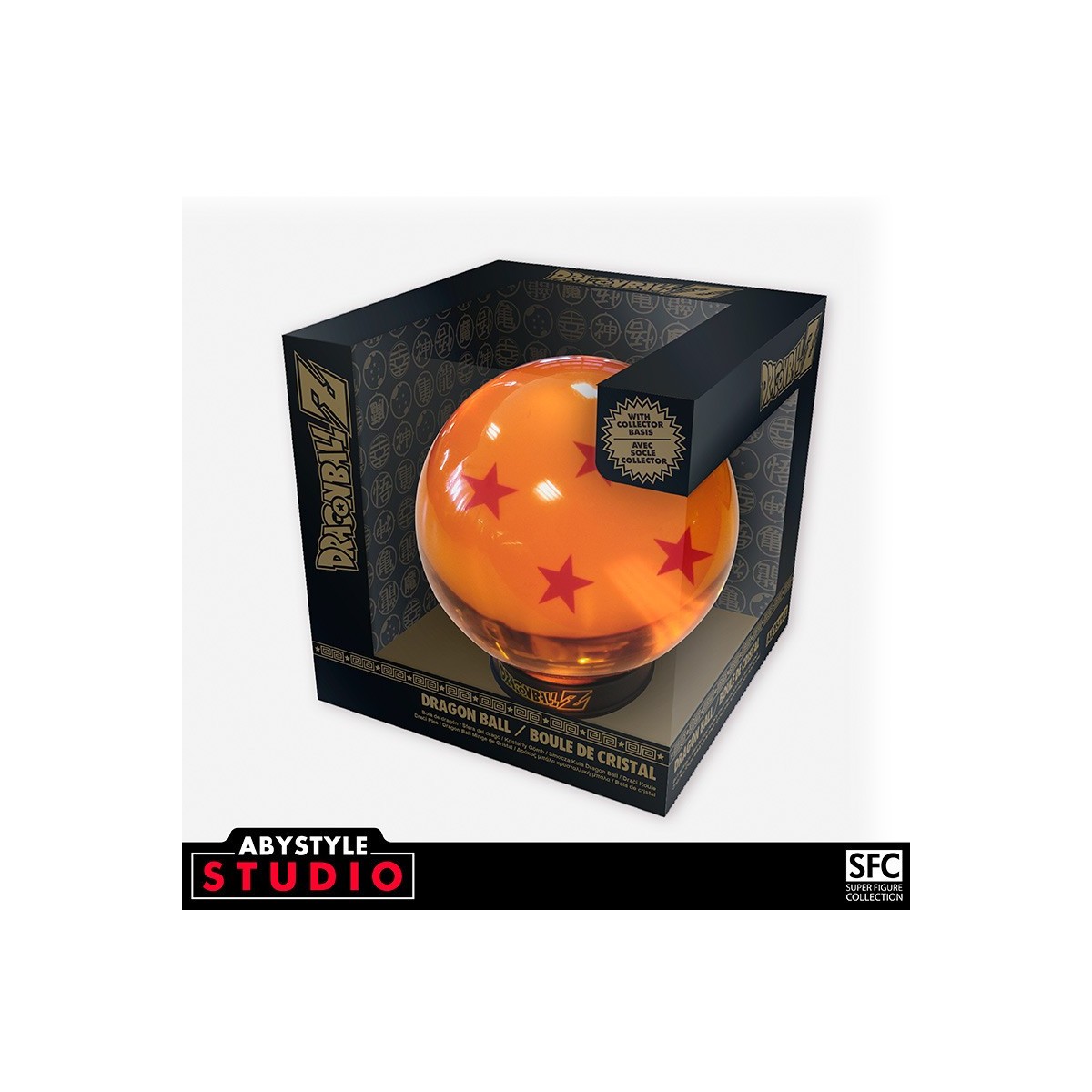 ABYstyle - Dragon Ball Z - DRAGON BALL - 4 estrellas bola de cristal 75 mm + base
