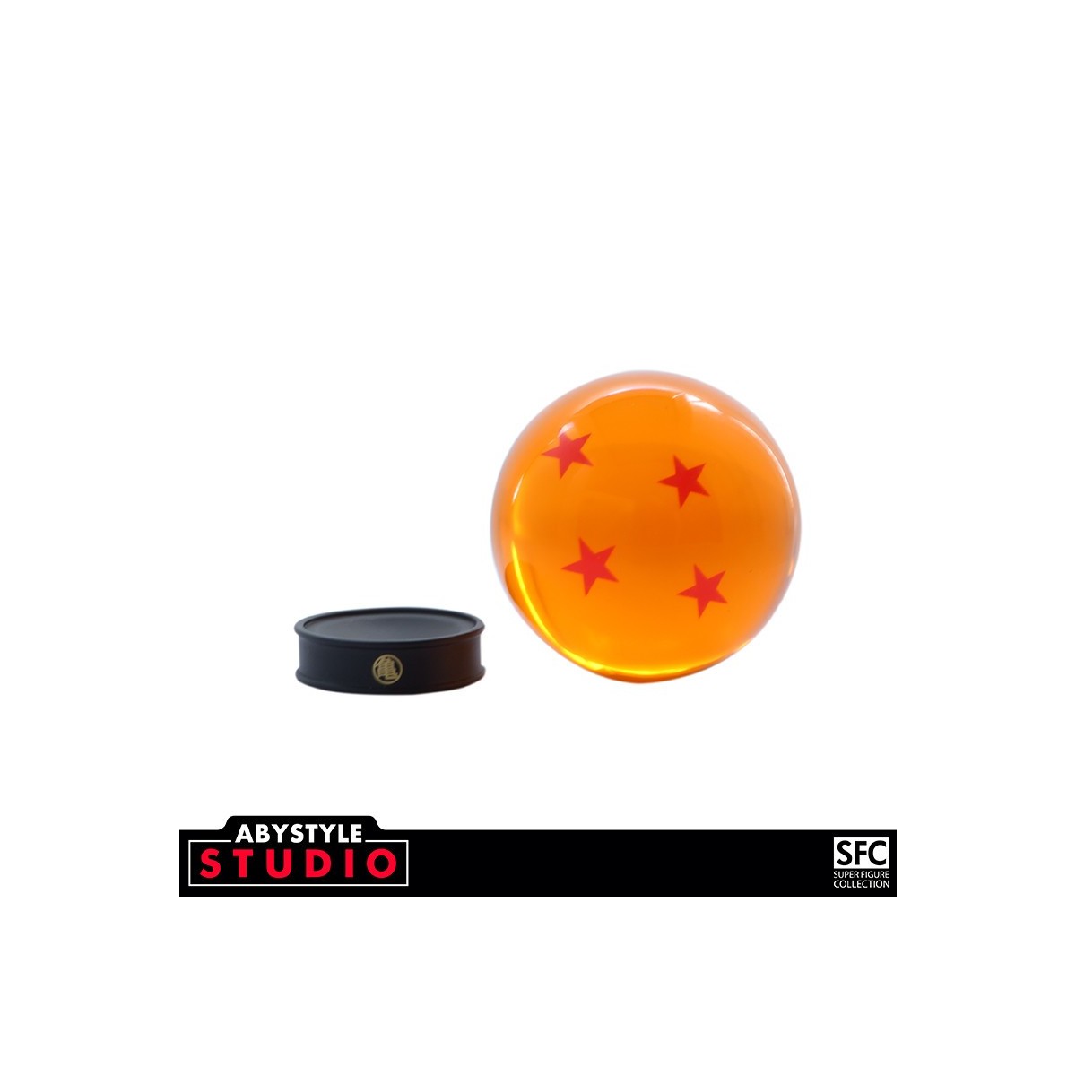 ABYstyle - Dragon Ball Z - DRAGON BALL - 4 estrellas bola de cristal 75 mm + base