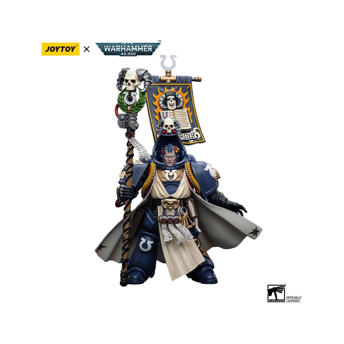 JoyToy Marines Espaciales - Ultramarines - Jefe Bibliotecario Tigurius 1/18 - Warhammer 40K