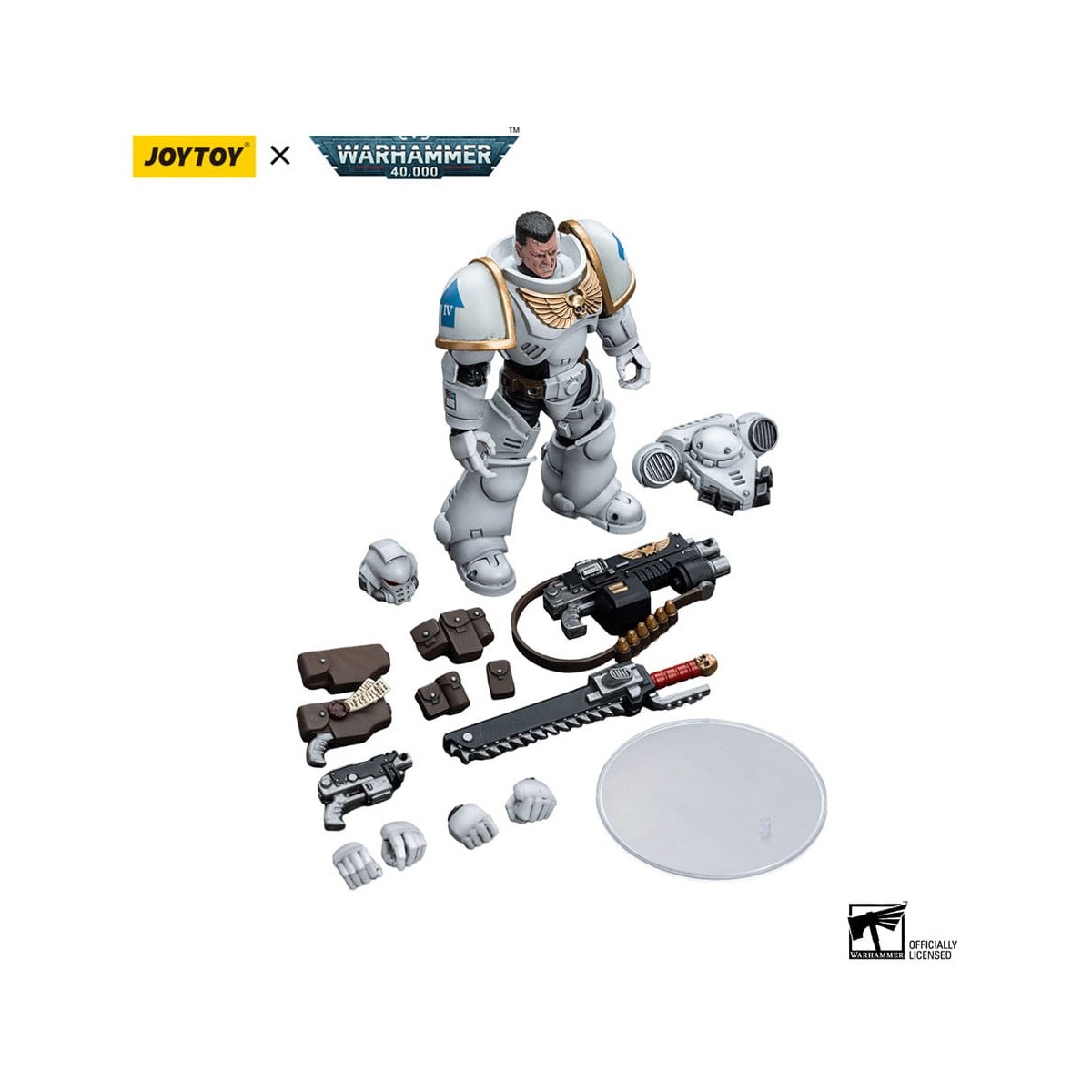 JoyToy Marines Espaciales - Cónsules Blancos - Intercesor 1 1/18 - Warhammer 40K