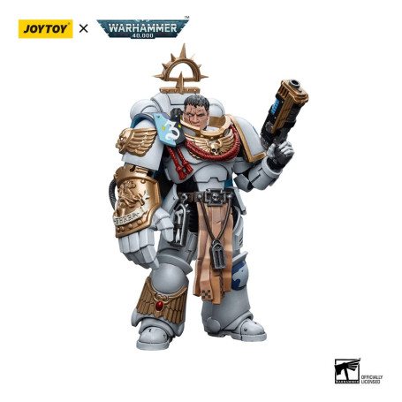 JoyToy Marines Espaciales - Cónsules Blancos - Capitán Messinius 1/18 - Warhammer 40K
