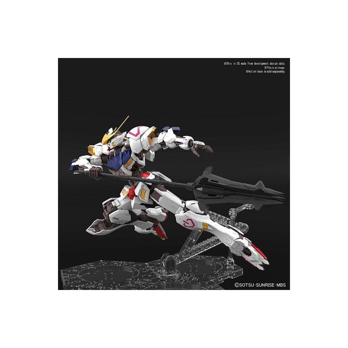 Bandai - Gunpla - 1/100 MG - BARBATOS - Mobile Suit Gundam ORFANOS DE HIERRO