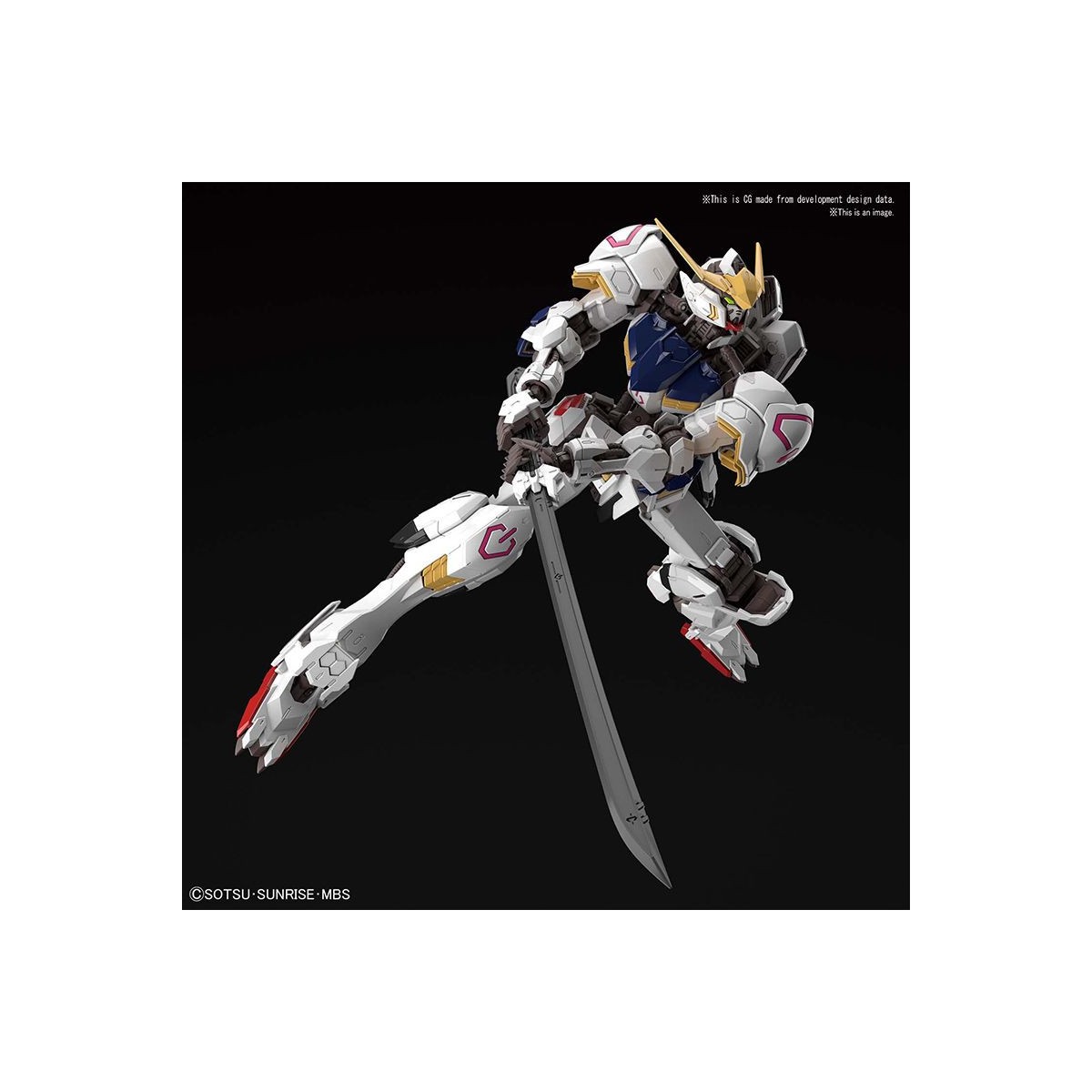 Bandai - Gunpla - 1/100 MG - BARBATOS - Mobile Suit Gundam ORFANOS DE HIERRO