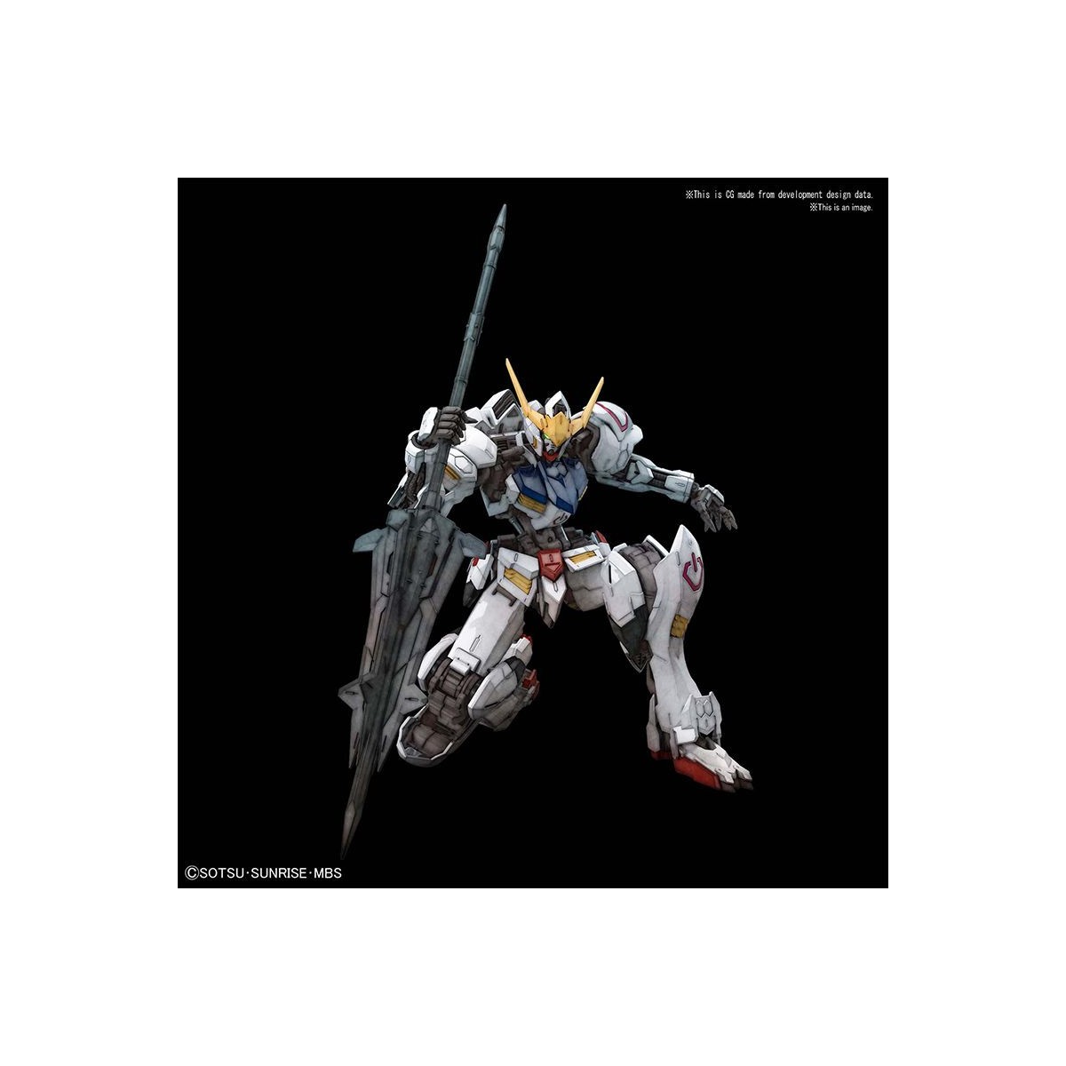 Bandai - Gunpla - 1/100 MG - BARBATOS - Mobile Suit Gundam ORFANOS DE HIERRO